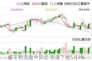 盛丰物流盘中异动 快速下挫5.51%