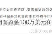 宏景科技：以自有资金100万美元在香港设立全资子公司