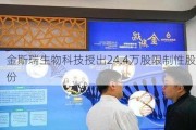 金斯瑞生物科技授出24.4万股限制性股份