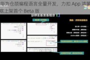 使用华为仓颉编程语言全量开发，力扣 App 鸿蒙原生版 7 月底上架首个 Beta 版