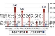 海鸥股份(603269.SH)：监事会主席、监事王根红辞职