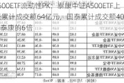 中证A500ETF流动性PK：泰康中证A500ETF上市17天累计成交额64亿元，国泰累计成交额403亿元，国泰是泰康的6倍