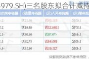 金诚信(603***9.SH)三名股东拟合计减持不超1.62%股份