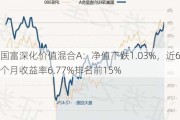 国富深化价值混合A：净值下跌1.03%，近6个月收益率6.77%排名前15%