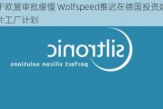 由于欧盟审批缓慢 Wolfspeed推迟在德国投资建设芯片工厂***