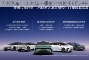 吉利汽车：2024年一季度业绩将于6月28日公布