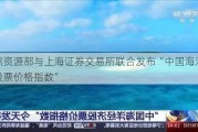 自然***部与上海证券***联合发布“中国海洋经济股票价格指数”