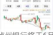 泸州银行将于6月21日派发末期现金股息每10股0.9元