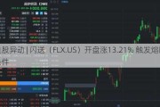 美股异动 | 闪送（FLX.US）开盘涨13.21% 触发熔断条件