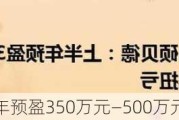 硕贝德：上半年预盈350万元―500万元 同比扭亏