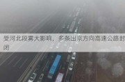 受河北段雾大影响，多条出京方向高速公路封闭