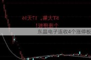 东晶电子连收4个涨停板