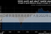 因出口疲软美国贸易逆差扩大至2022年以来最大