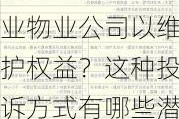 如何有效投诉物业物业公司以维护权益？这种投诉方式有哪些潜在风险？