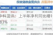 中科蓝讯：上半年净利同比增19.83%