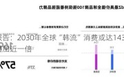 凯度报告：2030年全球“韩流”消费或达1430亿美元，增加近一倍