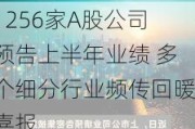 1256家A股公司预告上半年业绩 多个细分行业频传回暖喜报