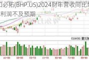 必和必拓(BHP.US)2024财年营收同比增长3% 利润不及预期