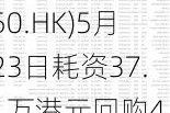 KEEP(03650.HK)5月23日耗资37.1万港元回购4.66万股