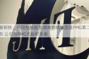 华菱钢铁：公司控股股东湖南钢铁集团是FMG第二大股东 公司与FMG无股权关系