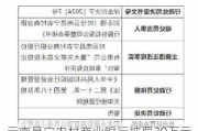 云南昌宁农村商业银行被罚30万元：重大关联交易未按规定审批