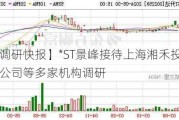 【调研快报】*ST景峰接待上海湘禾投资有限公司等多家机构调研