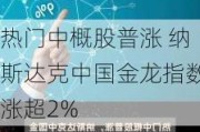 热门中概股普涨 纳斯达克中国金龙指数涨超2%