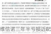 维信诺三年半亏损近85亿：股价今年跌超四成，550亿大手笔投资8.6代