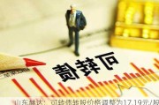 山东赫达：可转债转股价格调整为17.19元/股