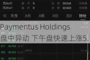 Paymentus Holdings盘中异动 下午盘快速上涨5.17%