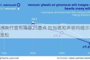 欧洲央行宣布降息25基点 拉加德和声明均暗示将继续宽松