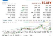 一品红(300723.SZ)存在集***投标违约情形 将承担***购方所损失2.66亿元