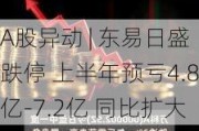 A股异动 | 东易日盛跌停 上半年预亏4.8亿-7.2亿 同比扩大