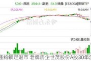 亏损违约锁定退市 老牌房企世茂股份A股30年沉浮录