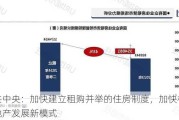 ***中央：加快建立租购并举的住房制度，加快构建房地产发展新模式