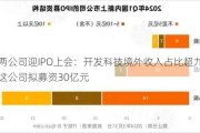 两公司迎IPO上会：开发科技境外收入占比超九成，这公司拟募资30亿元