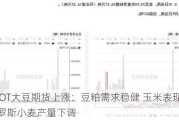 CBOT大豆期货上涨：豆粕需求稳健 玉米表现强劲 俄罗斯小麦产量下调