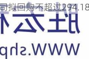 胜宏科技：公司拟回购不超过294.18万股公司股份