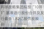 环球战略集团拟按“10并1”基准进行股份合并及发行最多1.82亿股供股股份