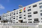 新三板创新层公司瑞诚科技新增专利信息授权：“一种乙酰基丁内酯生产用的反应釜”