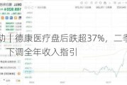 美股异动｜德康医疗盘后跌超37%，二季度收入逊于预期，下调全年收入指引