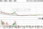 英洛华：公司股价偏离行业平均水平较大