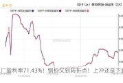 钢厂盈利率71.43%！钢价又到转折点！上冲还是下跌？