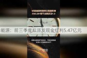 林洋能源：前三季度拟派发现金红利5.47亿元