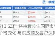 奥士康(002913.SZ)：将持续关注国际市场以及上游原材料价格变化 与供应商及客户保持积极沟通