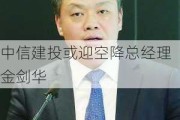 中信建投或迎空降总经理金剑华