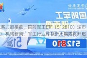 中航系力挺指数，国防军工ETF（512810）逆市飘红！机构研判：军工行业库存新周期或将开启