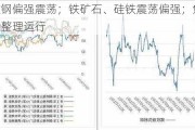 螺纹钢偏强震荡；铁矿石、硅铁震荡偏强；焦煤焦炭整理运行