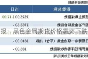 Mysteel日报：黑色金属期货价格震荡下跌