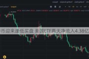 比特币迎来逢低买盘 美国ETF两天净流入4.38亿美元